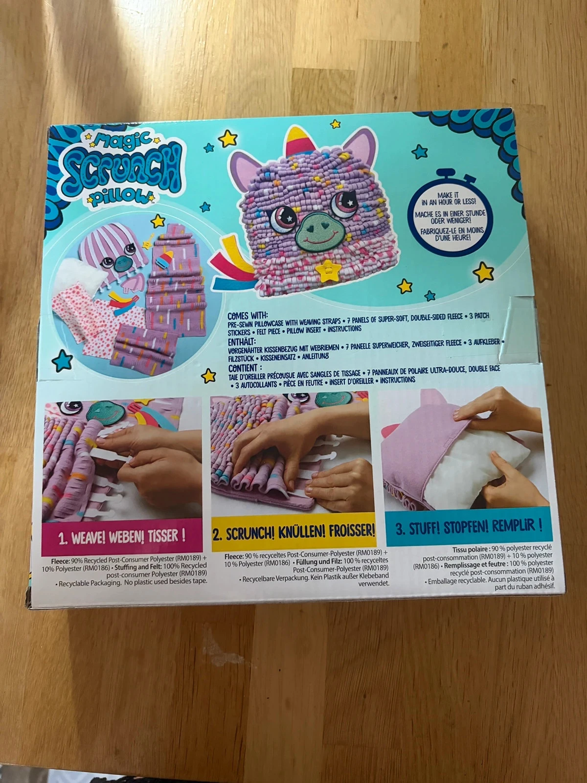 Kit criativo para fazer almofada de unicórnio - Magic Scrunch Pillow – photo 2